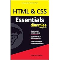 HTML & CSS Essentials For Dummies HTML & CSS Essentials For Dummies Kindle Paperback