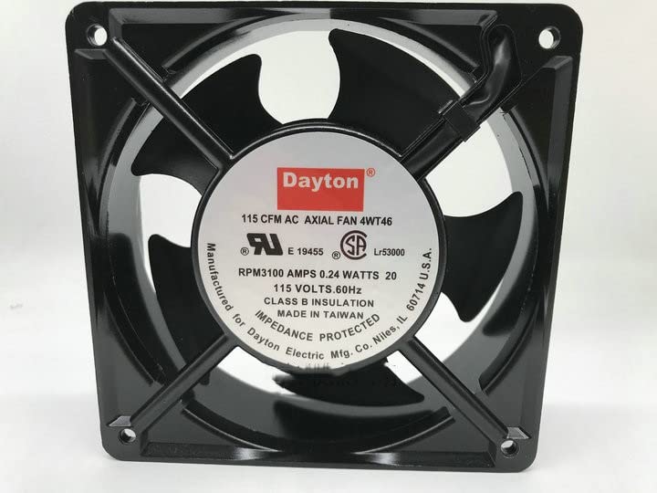 for Dayton 4WT46 115V 0.24A 12CM 12038 Cabinet Welding Cooling Fan