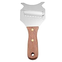 Adjustable Stainless Steel Truffle Slicer: Premium Cheese & Chocolate Shaver, Kitchen Gadget with Wood Handle, Professional Tool for Finely Shaved Delicacies