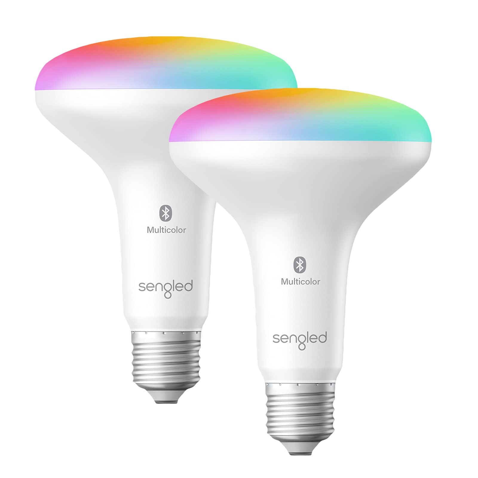 Sengled Alexa Light Bulbs, Smart Flood Light Bulb Color Changing, BR30 Smart Light Bulb Multicolor, RGBW Dimmable LED Bulb 65W Equivalent E26 Recessed Bluetooth Light bulb, No Hub Required, 2 Pack