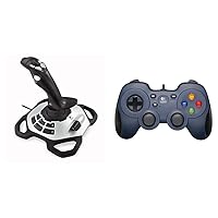 Logitech G Extreme 3D Pro USB Joystick F310 Wired Gamepad Controller