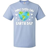 inktastic Make Every Day Earth Day with Hearts and Stars T-Shirt