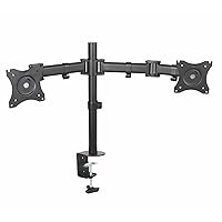 Kantek Dual Monitor Arm, Stand Mounts 2 Screens up tp 27