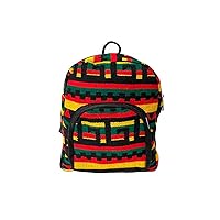 Mini Rasta Backpack Aztec Tribal Print Pattern Adjustable Strap Cushioned Fashion Handmade Bag Boho Accessories