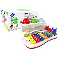 Didactic Chopping Board for Toddlers Hammer Colourful Balls
