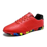 FYZD Soccer Training Shoes, Women's, Men's, Popular, Futsal Shoes, Juniors, Adults, Broken Claws, Juniors, Kids Soccer Cleats, Abrasion Resistant, Professional Soccer, Breathable, Lightweight,