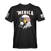 Cool Freedom Eagle USA Patriotic Men's Apparel