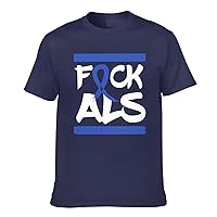 Fuck ALS T-Shirt Short Sleeve Novelty Tee Mans Tee