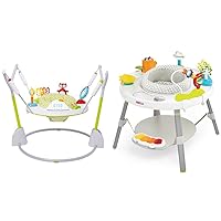 Skip Hop Baby Foldable Activity Jumper for Baby Ages 4m+, Explore & More Activity Jumper & Baby Activity Center: Interactive Play Center with 3-Stage Grow-with-Me Functionality, 4mo+, Explore & More