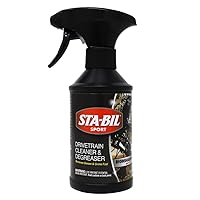 STA-BIL SPORT Drivetrain Cleaner & Degreaser - Bicycle Chain Cleaner - For Regular or Electric Bikes - Bike Cleaning Spray - Dirt and Oil Remover - 10oz, (22505)