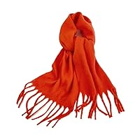 Autumn and Winter Scarf Women's Mohair Solid Color Versatile Warm Scarf