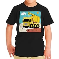 Truck Print Toddler T-Shirt - Graphic Kids' T-Shirt - Car Art Tee Shirt for Toddler