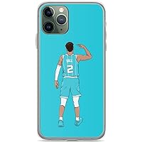 Phone Case Lamelo Ball Hornets Compatible with iPhone 14 13 12 11 X Xs Xr 8 7 6 6s Plus Mini Pro Max Samsung Galaxy Note S9 S10 S20 Ultra Plus, Transparent