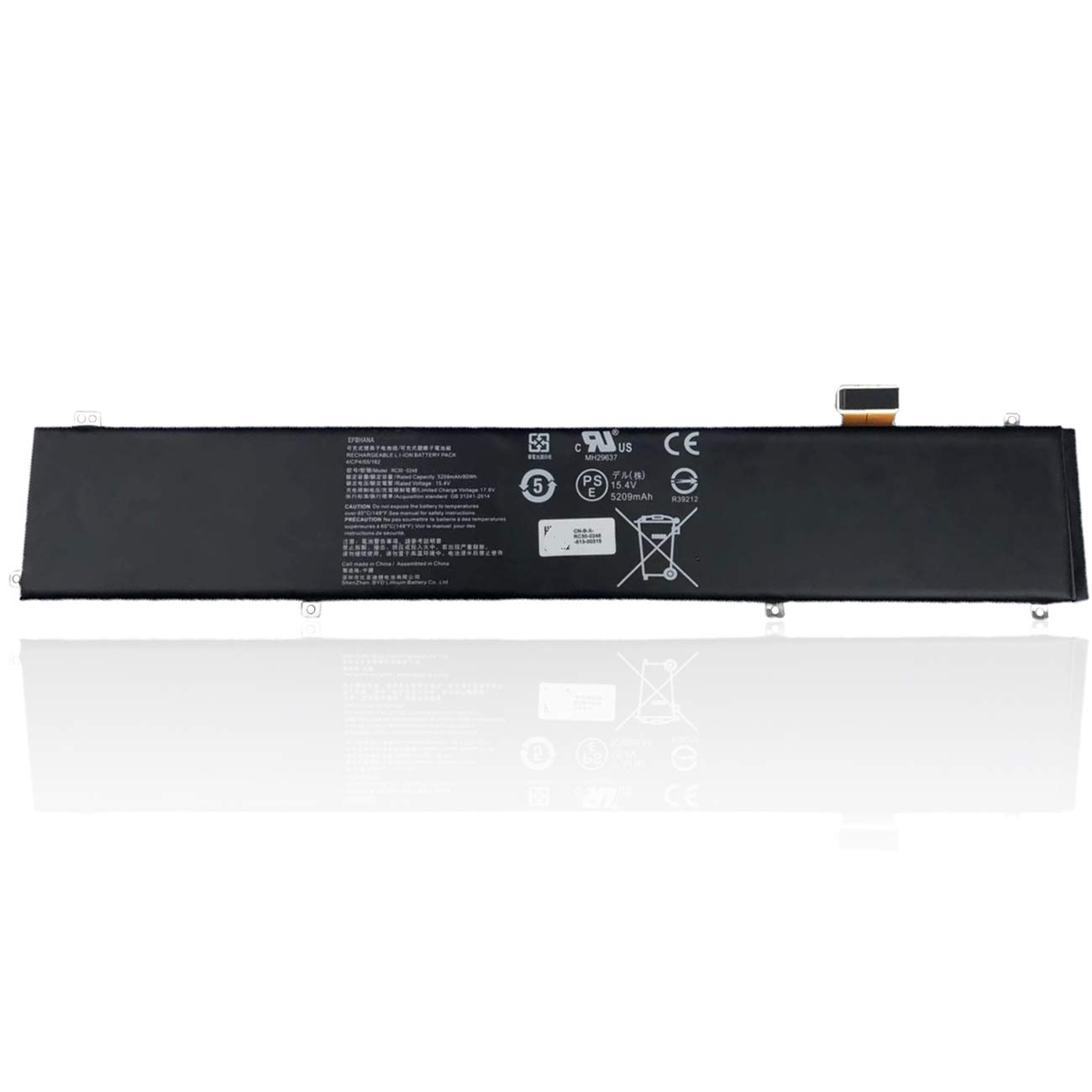 efohana RC30-0248 Laptop Battery Replacement for Razer Blade 15 2018 Advanced 15 GTX 1060 RZ09-02386 RZ09-02385 15 2019 RZ09-0288 RZ09-0301 Series ...