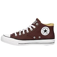 Converse Unisex Chuck Taylor All Star Malden Street Mid High Canvas Sneaker - Lace up Closure Style - Dark Brown 11.5