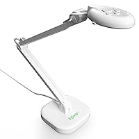 INSWAN INS-2 USB Document Camera — 13MP 4K Ultra HD A3-Size Capture, Dual-Mode Autofocus, LED Light, Microphone; Mac OS, Windows, Chromebook Compatible for Remote Teaching, Web Conferencing, Live Demo