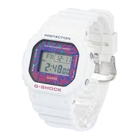 Casio G-Shock G-Shock DW-5600DN-7 Wristwatch, Men's, Women's, Digital Speed, Waterproof, Sports, White, Modern