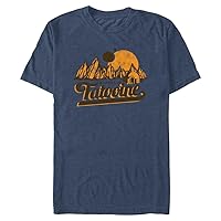 STAR WARS Mens Welcome to Tatooine Novelty-t-Shirts, Navy Heather, X-Large US