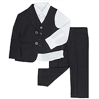 Boys' Three Pieces Suit,Single Breasted Notch Lapel Formal Daily Dinner Pageboy Tuxedos