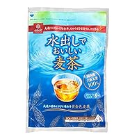 Hakubaku Japanese Mugicha Barley Tea for cold brew (Mizudashi), No Caffiene, No calories 18 cold brew bags.