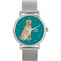 Ladies Beige Labrador Retriever Dog Watch