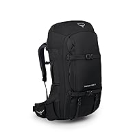 Osprey Farpoint Trek 55L Men's Travel Backpack, Black