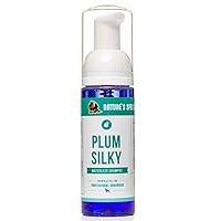 Nature's Specialties Plum Silky Waterless Dog Shampoo for Pets, Natural Choice for Professional Groomers, Leave in or Rinse Out, Made in USA, 7.5 oz
