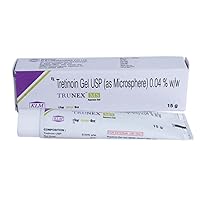 Trunex MS 0.04% retinol microsphere gel 15g Vitamin A repairs fine lines adn wrinkles scars age sun spots, anti aging formula