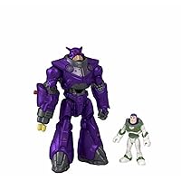 Imaginext and Disney Buzz Lightyear - Battle Blast Zurg Space Robot Action Figure for pre-Schoolers, 3 Years and up includes Toy