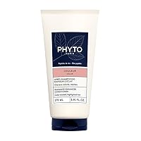 PHYTO PARIS COLOR Radiance Enhancer Conditioner, Vegan, Sulfate Free Conditioner For Color Treated Hair, Detangling, Moisturizing, Revives the Shine, 5.91 fl.oz.