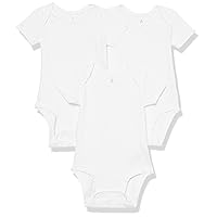 Amazon Essentials Unisex Babies' Cotton Stretch Jersey Short Sleeve Bodysuit (Previously Amazon Aware), Pack of 3