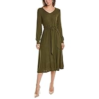 Bobeau Tie Waist Sweaterdress