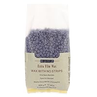 Hard Wax Beans for Face, Underarms, Brazilian, Bikini Hair Remover 17.6 Ounce (Lavender)