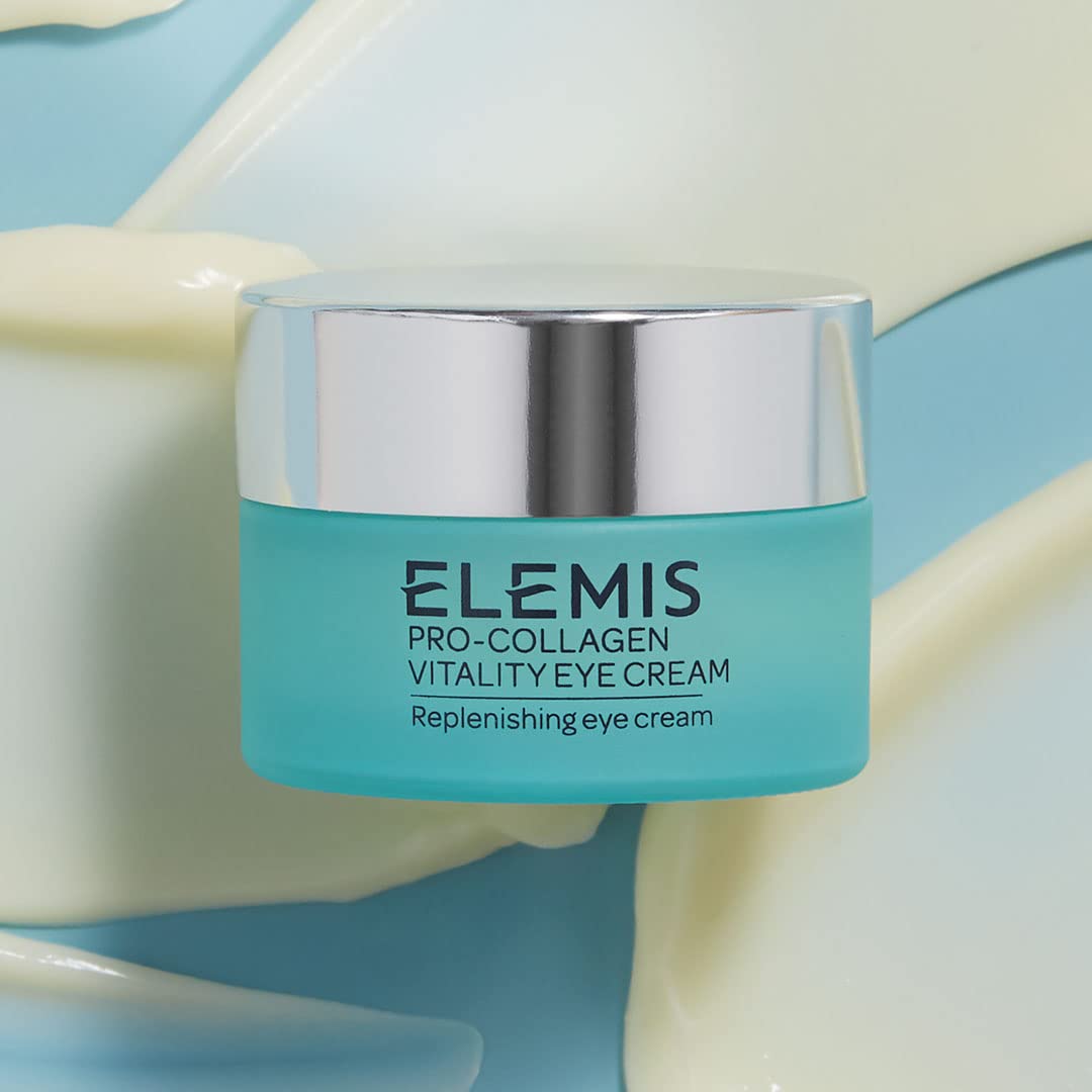 ELEMIS Pro-Collagen Vitality Eye Cream, Daily Lightweight Restorative Cream Firms, Replenishes, and Smooths Skin for a Refreshed Appearance, 15ml