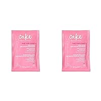 Cake Beauty The Top Coat One Minute High Shine Hair Mask, 1.69 Ounce (Pack of 2)
