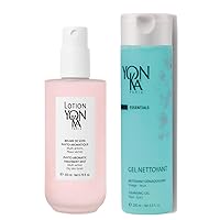 Cleansing and Hydrating Skincare Set, Lotion PS Toner for Dry or Sensitive Skin and Gentle Foaming Face Wash and Makeup Remover