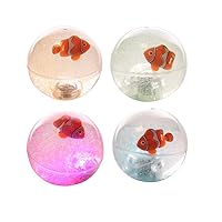 Balle Rebondissante Lumineuse-Poisson Clown Toy Balls, Multicolor (TY509)