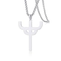 Cute Stainless Steel Necklace for Judas Priest: The Cross Pendant