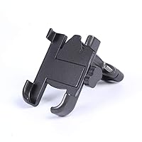 Handle Bar Mount Cell Mobile Phone Holder Cradle Comptact 360 Rotation Easy to Use Secure for Bikes Motorcycle Strollers Scooters
