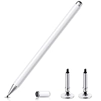 Stylus Pens for Touch Screens,Stylus Pen for iPad,iPad Pro,iPad Air,iPhone,Android,Tablet,Samsung,HTC,Fire Tablet,Stylus Pencil,All Capacitive Touch Screen Device,White