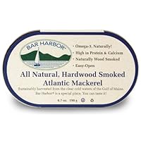 Bar Harbor - Mackerel Fillets Wild Smoked - Case of 12-6.7 OZ