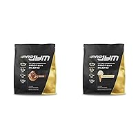 Pro JYM Protein Powder Blend with Whey, Casein, Milk & Egg Isolates - Rocky Road & Tahitian Vanilla Bean Flavors, 4.3lb & 45 Servings