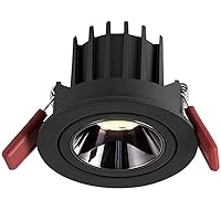 Round Recessed LED Downlights 7W 10W 15W 18W COB LED Ceiling Lamp Spot Lights Deep Anti-Glare Mini Ceiling Lamp Indoor Lighting RA≥95