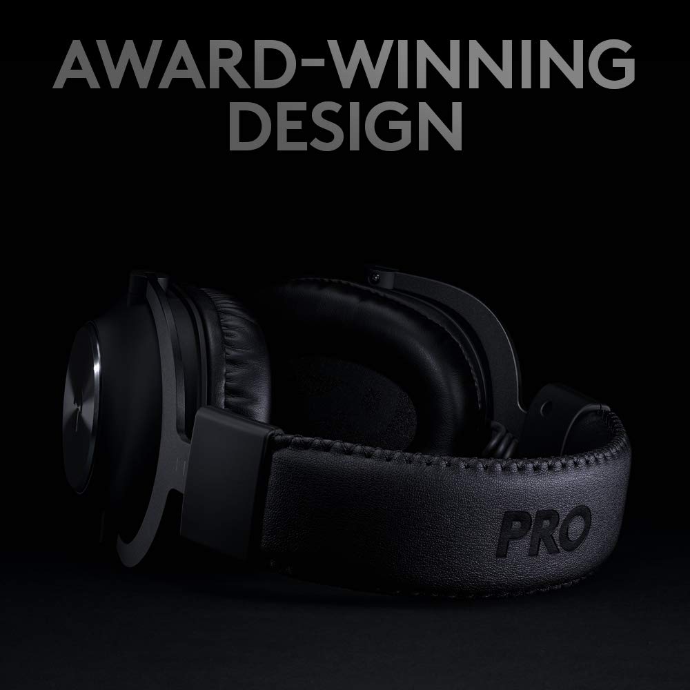 Logitech G PRO X Wireless Lightspeed Gaming Headset with Blue VO!CE Mic Filter Tech, 50 mm PRO-G Drivers, and DTS Headphone:X 2.0 Surround Sound