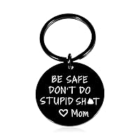 Christmas Ideas for Teens Girls Boys Funny Keychain for Young Son Daughter Don’t Do Stupi St Poop 16 18 Birthday Gift for Teenagers from Mom Sarcasm Graduation Valentine Humor Gag Gift Mother to Kids