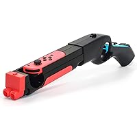 LYCEBELL Game Gun Controller for Nintendo Switch Joy cons Switch Shooting Game Gun Controller Compatible with Switch Joy&con Controller- 1 Pack