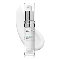 ClarityRx Keep Your Chin Up Anti-Aging Neck & Chest Serum, Natural Plant-Based Hyaluronic Acid Treatment for All Skin Types (1 fl oz)