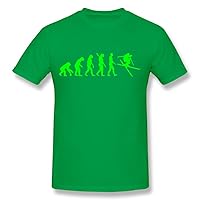 LINBIN Men's Evolution Ski T-shirt S ForestGreen