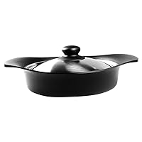 Sori Yanagi Nanbu Ironware Combines Simple Design and High Practicality, Made in Japan, Stainless Steel Lid Included, Induction Compatible
