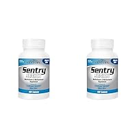 Sentry Senior Men 50Plus Tablets, White Unscented 100 Count (Pack of 2)